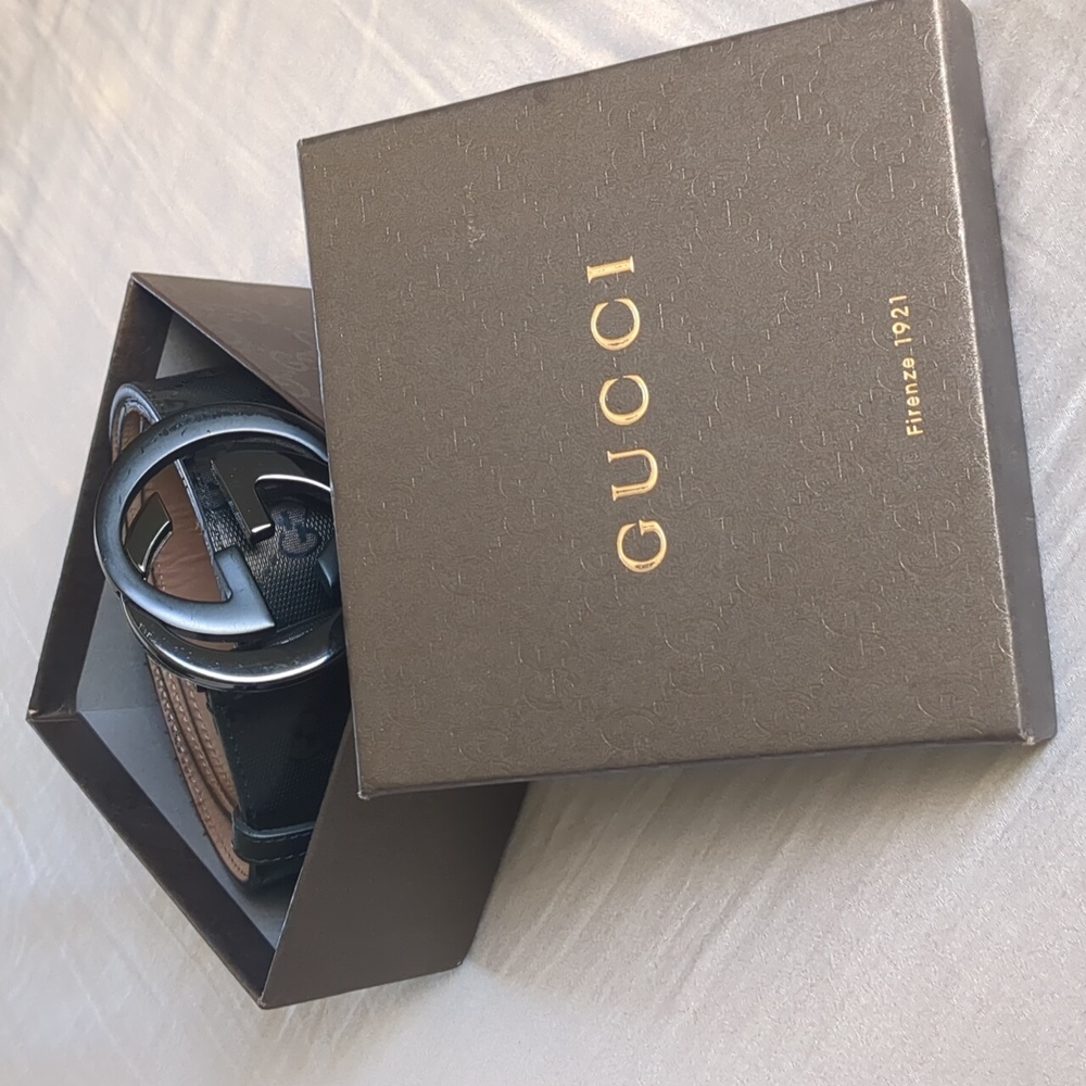 Gucci Interlocking G Belt Men's Black
